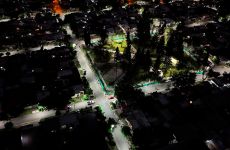 Ya funcionan más de 130 nuevas luces led en ciudad y ahora se avanza en Cañada Seca y Atuel Norte