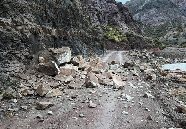 El Cañón del Atuel continuará intransitable por derrumbes, escurrimientos y zonas enlagunadas