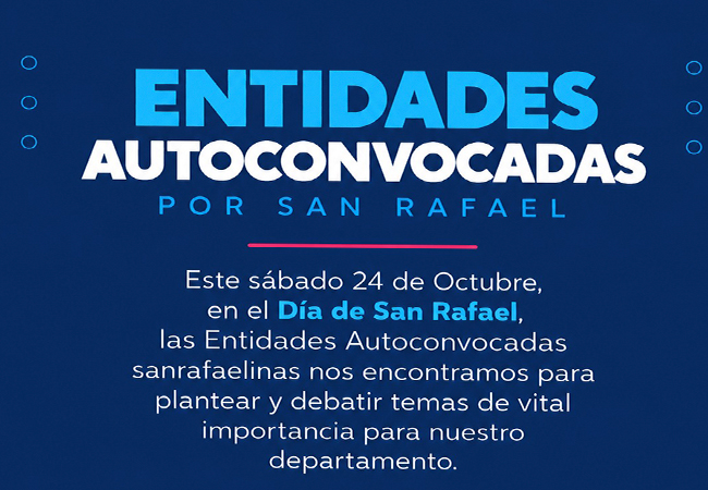 Entidades autoconvocadas de San Rafael se reúnen para debatir y buscar soluciones a las problemáticas del departamento