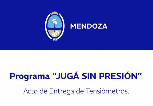 Entregarán tensiómetros a clubes del Sur mendocino para fortalecer la prevención de la hipertensión