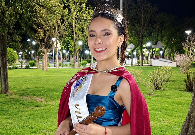 Valentina Abril Cobos Gómez nueva representante de la Villa 25 de Mayo